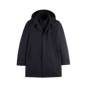 Fay Weather-Resistant Navy Parka With Breathable Fabric - NWT